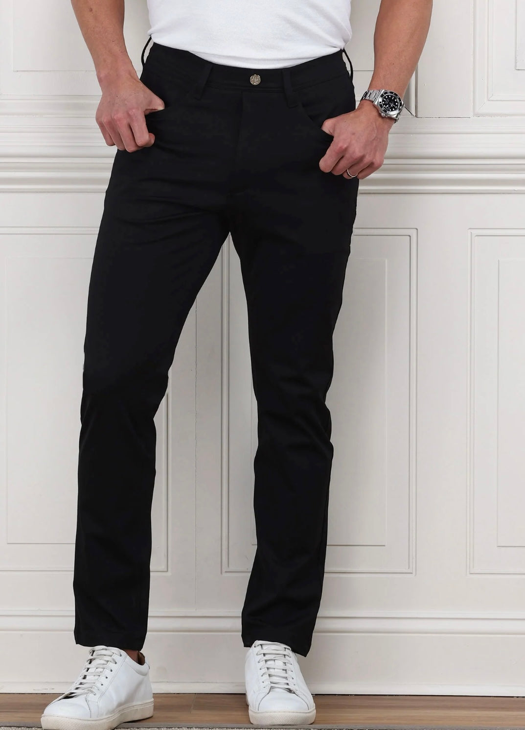 Velocity Pull-On Pants-Black