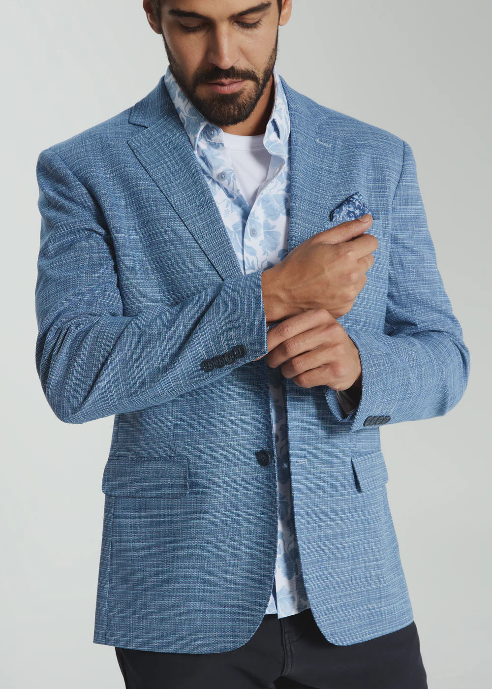 The Monarch Stretch Blazer-Navy