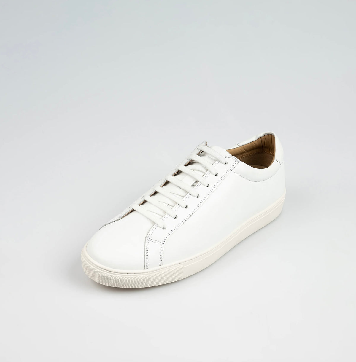 CEO White Leather Sneaker