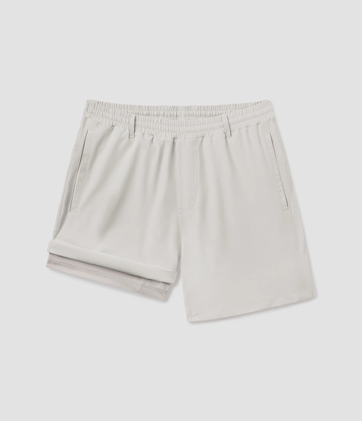 Everyday Hybrid Short With Belt Loops (5.5" Inseam) - Cloud