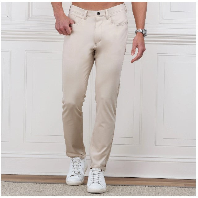 Velocity Pull-On Performance Pants-Stone