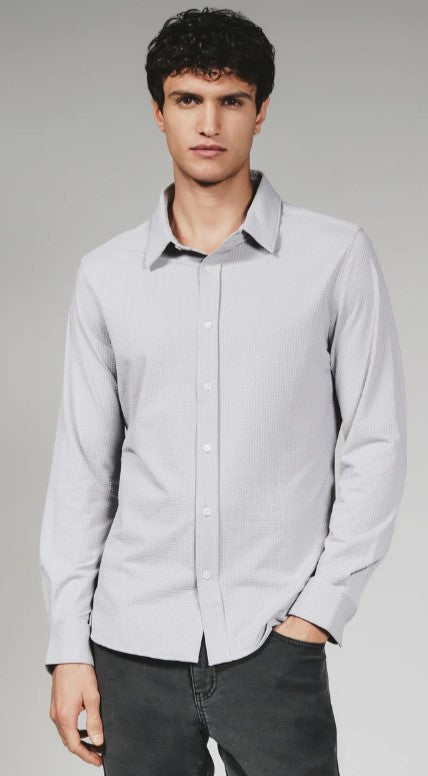 Ferris Long Sleeve Shirt-Platinum