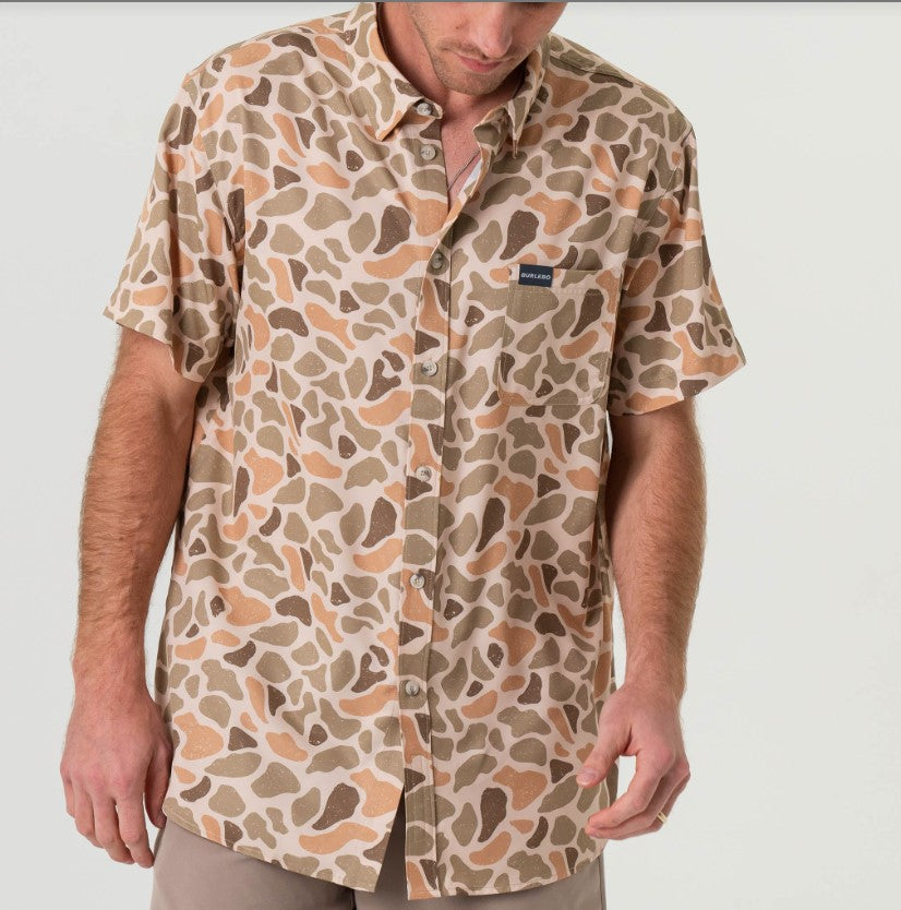 Performance Button Up-Venado Camo