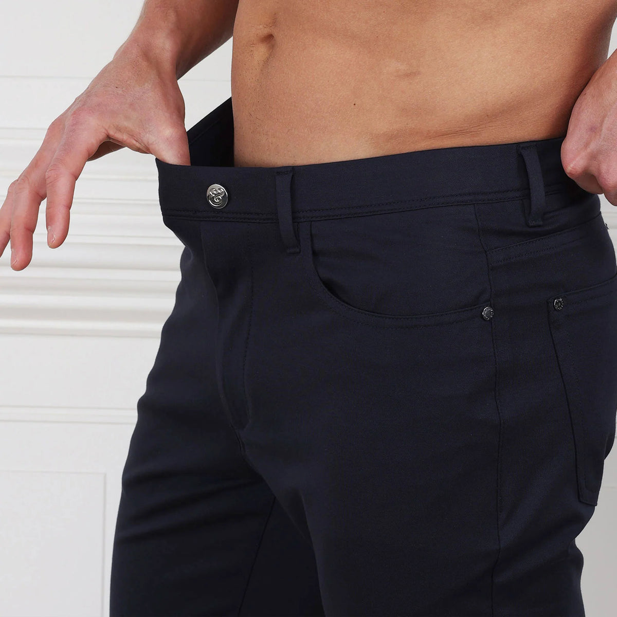 Velocity Pull-On Pants-Navy