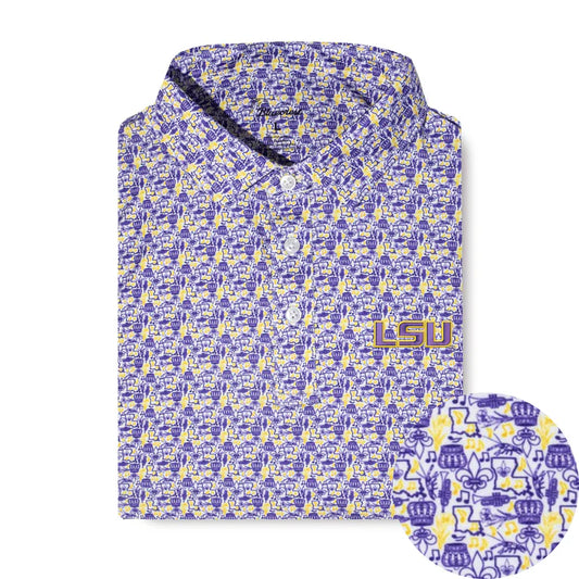 The Boot Performance Polo - LSU