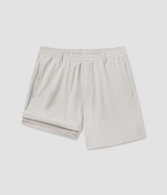Everyday Hybrid Short With Belt Loops (5.5" Inseam) - Cloud