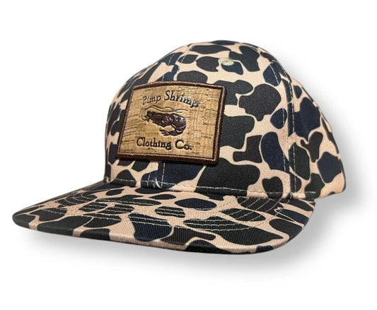 Pimp Shrimp-Old School Camo Hat