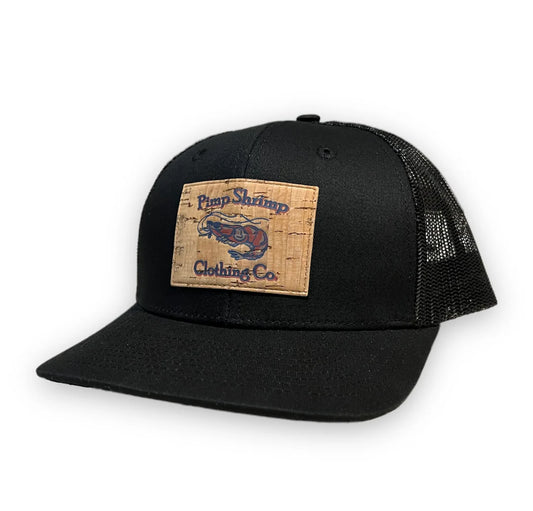 Pimp Shrimp-Pitch Black Trucker Hat
