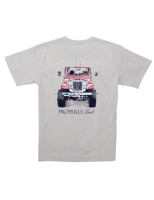 Rod Runner SS Ice Grey Tee