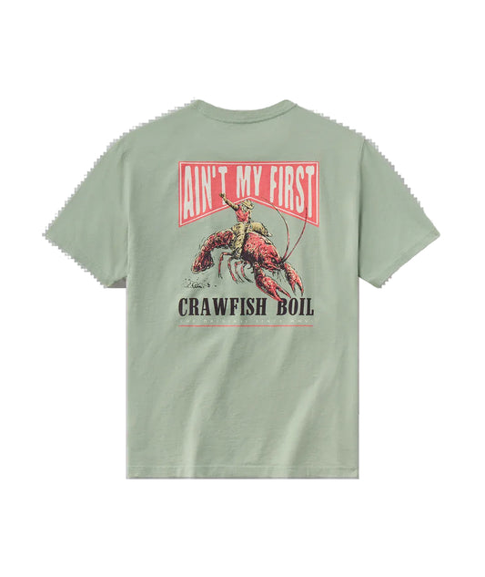 Aint My First Tee SS-Iceberg Green